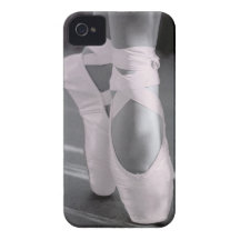 Blek - rosa balett skor iPhone 4 skal