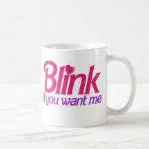 Blinka, om du önskar mig kaffe kopp