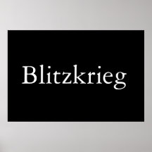 Blitzkrieg Print