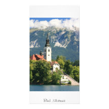 Blödd sjö, Slovenien Fotokort