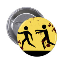 Blodigt fasta rörs Zombies knäppas Knapp Med Nål