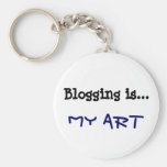 Blogging är…, Min konst Keychain Nyckel Ringar
