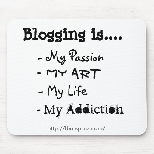 Blogging är…., Mousepad Musmatta