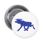 Blom- älg pins