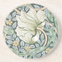 Blom- design för William Morris Pimpernel Dryck Underlägg