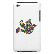 Blom- duva av blommor Case-Mate iPod touch skydd