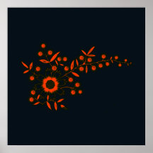 Blom- glöd affisch