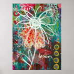 Blom - grafittiexplosionaffisch