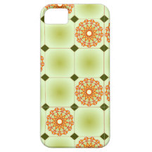 Blom- Kaleidoscopemönster iPhone 5 Case-Mate Skydd