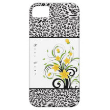 Blom- Leopardiphone case iPhone 5 Skydd