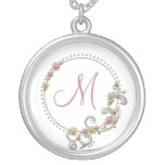 Blom- Monogramhalsband