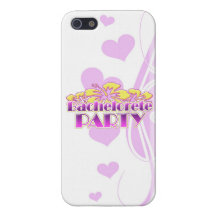 blom- purpurfärgad bachelorettepartygula blommor iPhone 5 fodral