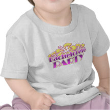 blom- purpurfärgad bachelorettepartygula blommor tshirts