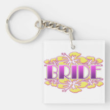 blom- roligt för brudmöhippabrudens sida keychains