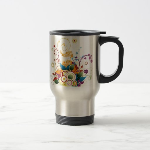 Blom- vektortravel mug muggar
