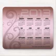 Blom- Vines 2013 kalenderMousepad rosor Musmatta