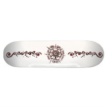 Blomma av kärlek (Henna) (orangen) Skate Board Decks