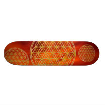 BLOMMA AV LIV - guld Skate Boards