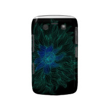 Blomma för björnbärSätta en klocka på-Aqua jätte-  Blackberry Bold Covers