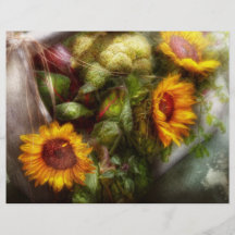 Blomma - solros - trädgårdsmästaretoolbox flyg blad