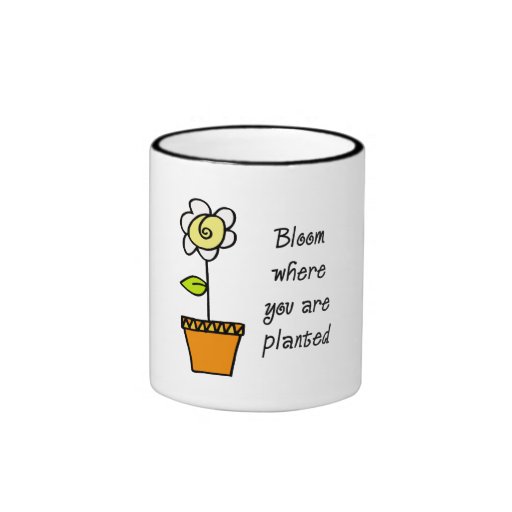 Blomma var du planteras II Kaffe Muggar