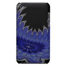 Blomma vingarblått iPod touch covers