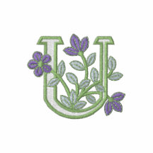 BlommaMonogram initial U