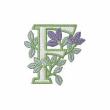 BlommaMonogram initialt F
