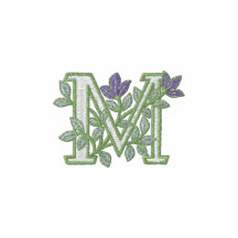 BlommaMonogram initialt M