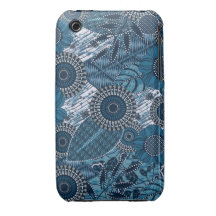 Blommamönster Case-Mate iPhone 3 Case