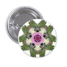 Blomman knäppas - klämma fast knapp med nål