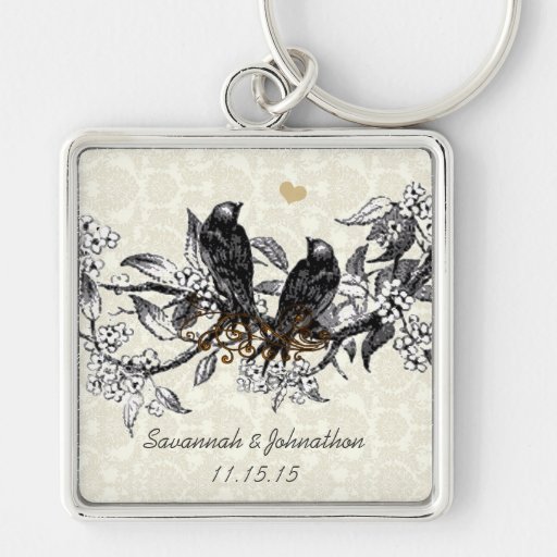 Blommar den gråa fågelhand plockade för vintage ny