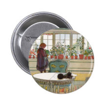 "Blommar på fönsterbrädan" vid Carl Larsson Knappar Med Nål