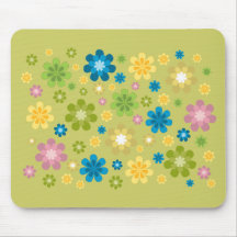 Blommigt - hippiedesign mus mattor