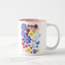 Blommor för mammamuggar