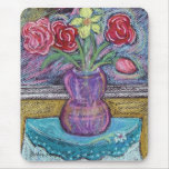 blommor i en vas mus mattor