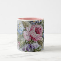 Blommor Kaffe Koppar