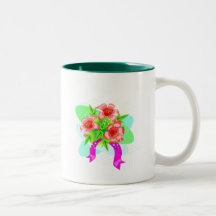 Blommor Kaffe Muggar