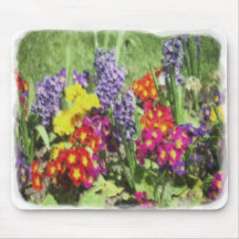 blommor mus mattor
