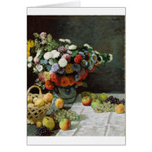 Blommor och frukt (1869) kort