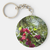 Blommor och palmträd nyckel ringar