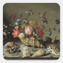 Blommor, snäckor och Insekt Balthasar skåpbil der  Klistermärken