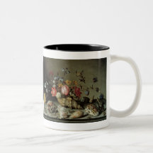 Blommor, snäckor och Insekt Balthasar skåpbil der  Kaffe Mugg