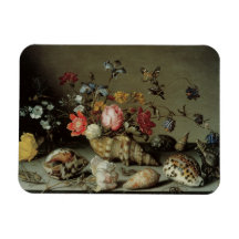 Blommor, snäckor och Insekt Balthasar skåpbil der  Vinyl Magnet