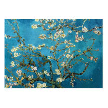 Blomstra mandelträd av Vincent Van Gogh. Visitkort Mallar
