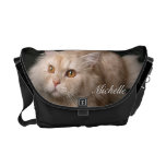 Blond perserkattmessenger bag