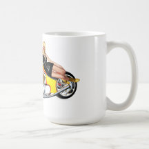 Blont på en avbrytare kaffe koppar