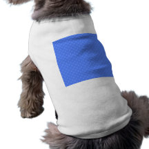 Blue polka dots dog clothes