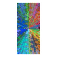 Blueray kosmisk blåttSpectrum Anpassade Rackkort