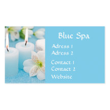 BlueSpa visitkort